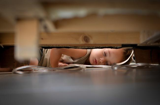 a gyerekek képesek bárhol, bármikor elaludni