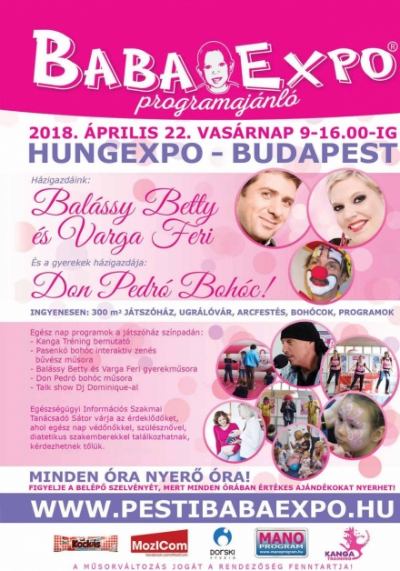 Neked már van belépőd? Hétvégén vár a Pestibabaexpo!