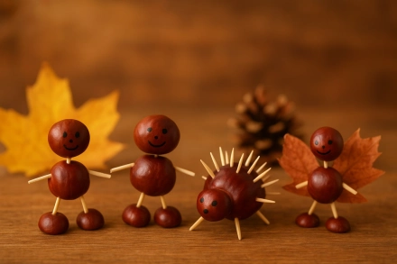 5 egyszerű őszi dísz gesztenyéből, amit a gyerekkel is elkészíthetsz